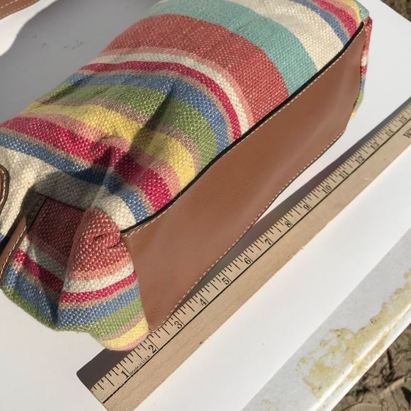 FOSSIL CANVAS SHOULDER BAG - Picture 4 of 11